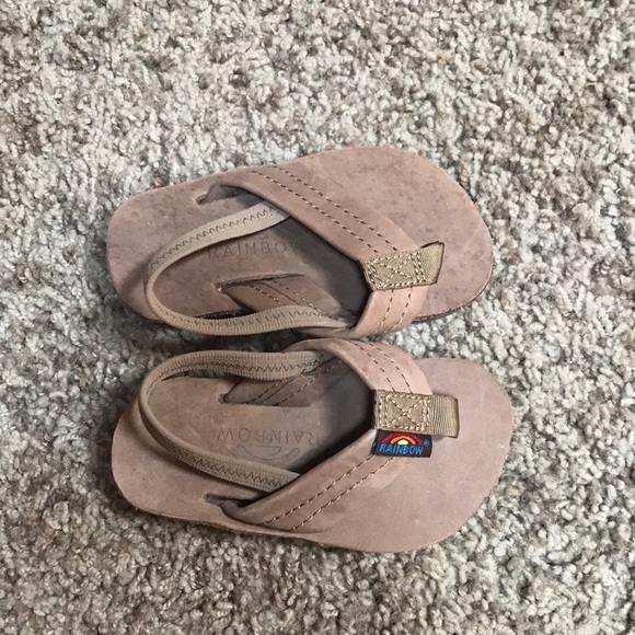 rainbow baby sandals